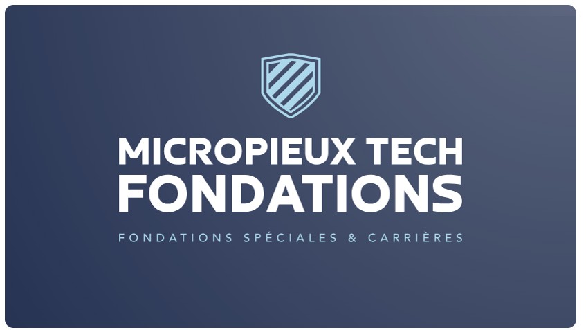 Micropieux Tech Fondations Spéciales pour Maisons, Extension, Bureaux, Bâtiments Publics, Industriels, Agricoles